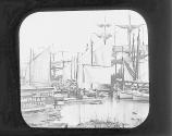 Among the Sails on Levee. (On Slide)