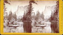 Sentinel Rock, 3270 ft. high. From Merced River.