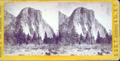 El Capitain, 3300 feet high. View from the West.