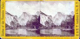 The South Dome, 6000 feet high. View from the Merced River.