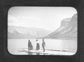 Devil's Lake Near Banff. S. Sartain.