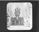 Interieur de l'Eglise Notre-Dame Bruges.