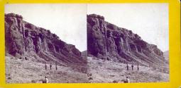 Egyptian Tombs on the Bluff, Mouth of Echo Canyon.