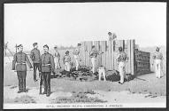 Royal Engineer Militia Constructing a Stockade.