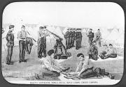Militia Batallion, King's Royal Rifle Corps. Under Canvas.