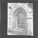 Tintern Abbey Ext., Door into Cloisters. Door into Cloisters Tintern Abbey. Gloucester. (On Binding)