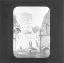 Fountains Abbey Ext., Showing Tower. A (Illeg.) of Fountains Abbey.