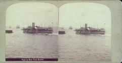 View in New York Harbor.