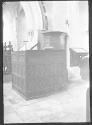 Pulpit & Clerk's Desk. Cumnor. Stratford. Pulpit and Clerks Desk, Cum nor.