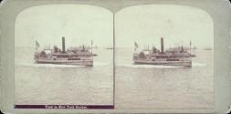 View in New York Harbor.