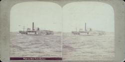 View in New York Harbor.